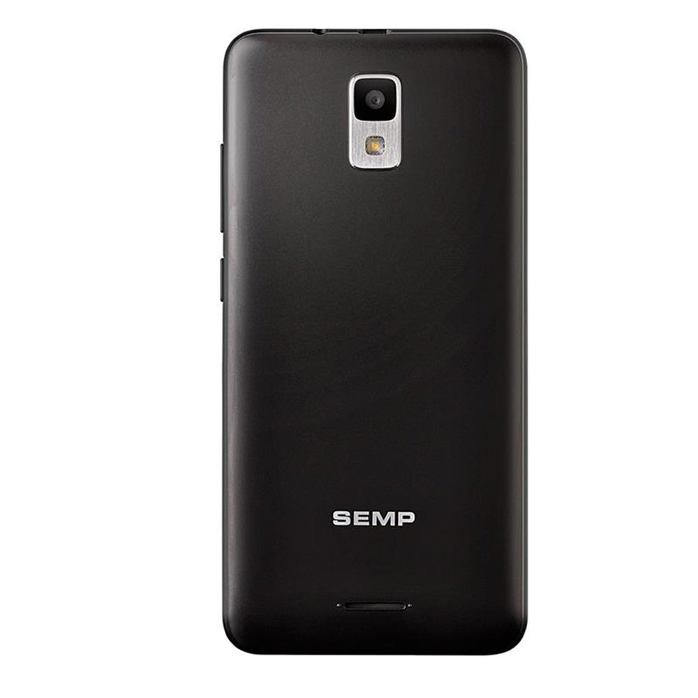 Smartphone Semp GO! 3e, Preto, Tela 5", 3G+Wi-Fi, Android, Câm Traseira 8MP e Frontal 5MP, 8GB