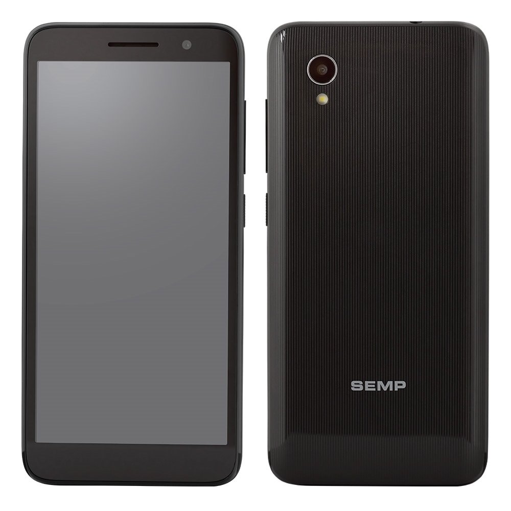 Smartphone Semp Go!5c, Preto, Tela 5", 4G+Wi-Fi, Android 8.1, Câmera Traseira 8MP e Frontal 5MP, 16GB