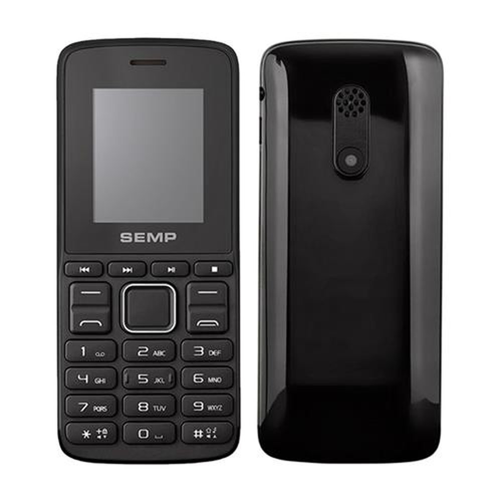 Celular Semp GO 1L 1810, Dual Chip, Preto, Tela 1.8", Câmera 0.3 MP, Bluetooth, Rádio FM