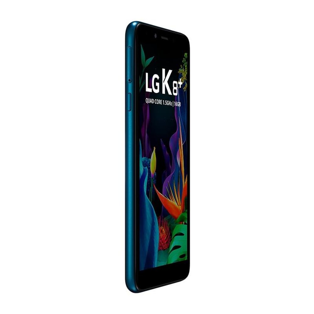 Smartphone LG K8+ Azul, Tela 5.45", 4G+Wi-Fi, Android GO, Câm Traseira 8MP e Frontal 5MP, 1GB RAM, 16GB