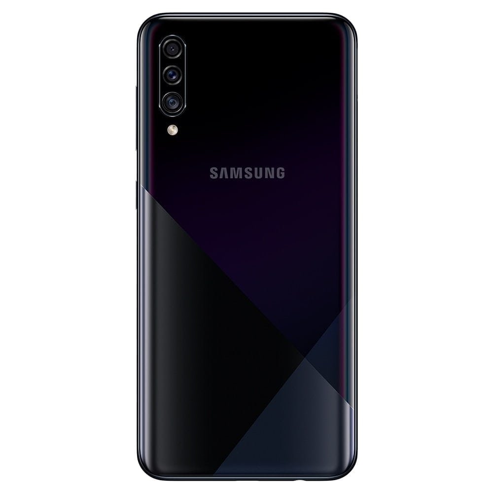 Smartphone Samsung Galaxy A30s, Preto, Tela 6.4", 4G+WI-Fi, Android 9, Câm Traseira 25+5+8MP e Frontal 16MP, 4GB RAM, 64GB