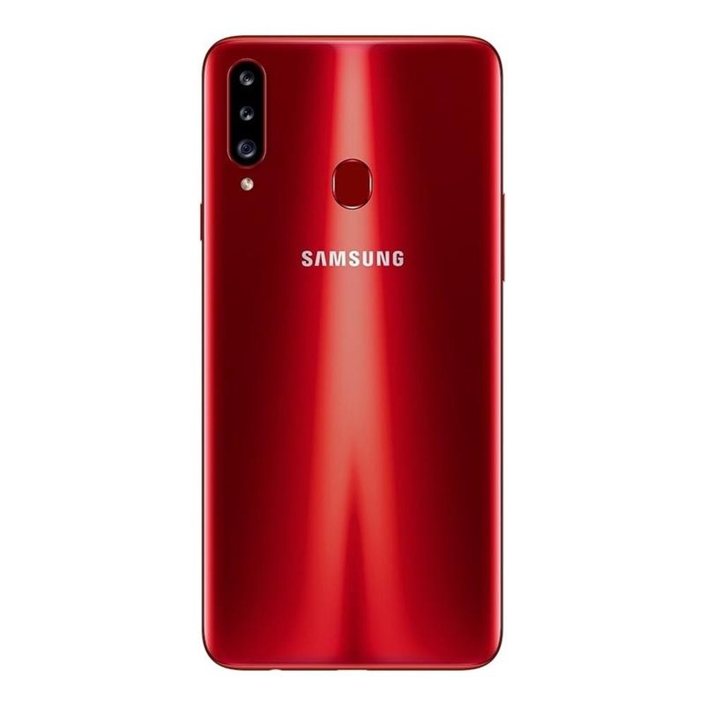 Smartphone Samsung Galaxy A20s, Vermelho, Tela 6.5", 4G+WI-Fi, Android 9, Câm Traseira 13+5+8MP e Frontal 8MP,3GB RAM, 32GB