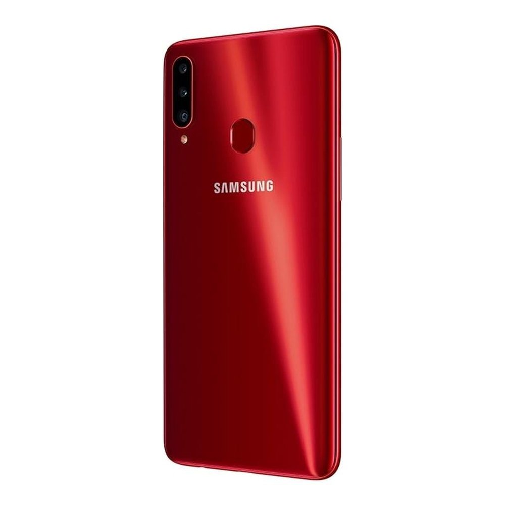 Smartphone Samsung Galaxy A20s, Vermelho, Tela 6.5", 4G+WI-Fi, Android 9, Câm Traseira 13+5+8MP e Frontal 8MP,3GB RAM, 32GB