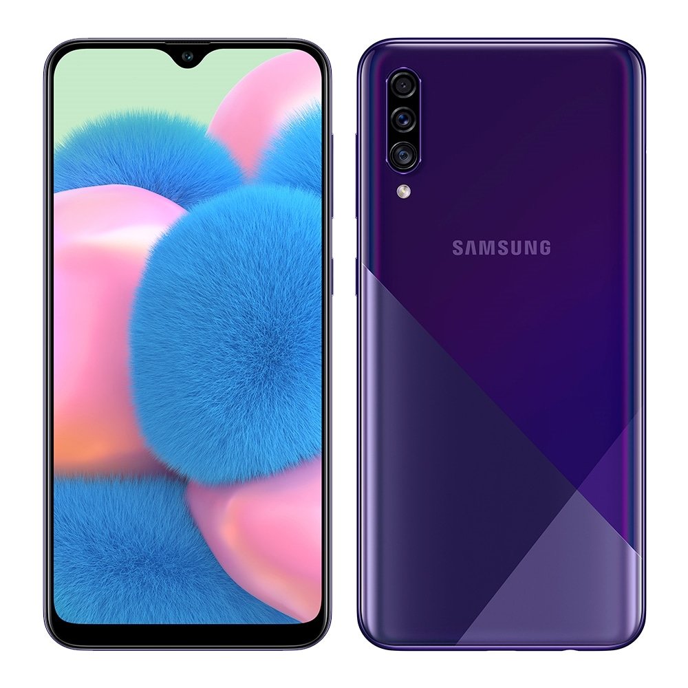 Smartphone Samsung Galaxy A30s, Violeta, Tela 6.4", 4G+WI-Fi, Android 9, Câm Traseira 25+5+8MP e Frontal 16MP, 4GB RAM, 64GB