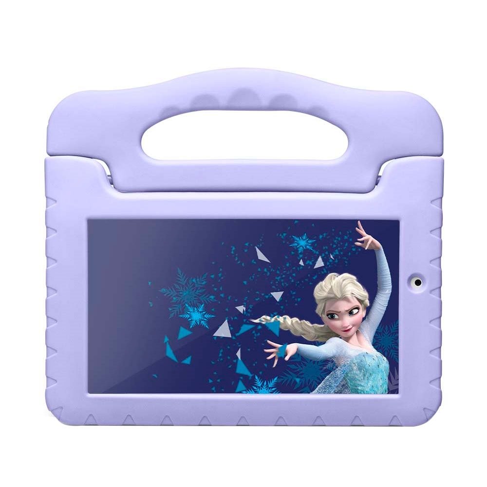 Tablet Multilaser Frozen, Roxo, Tela 7", Wi-Fi, Android, Câmera Traseira 2MP e 16GB