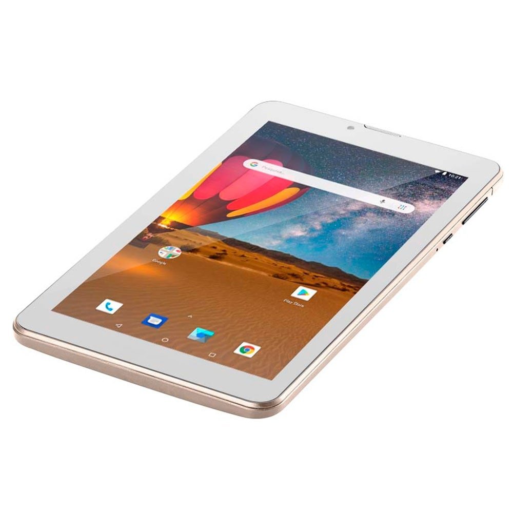Tablet Multilaser M7 Plus, Dourado, Tela 7", 3G+Wi-Fi, Bluetooth, Android 10,Câm traseira 2MP, 16GB