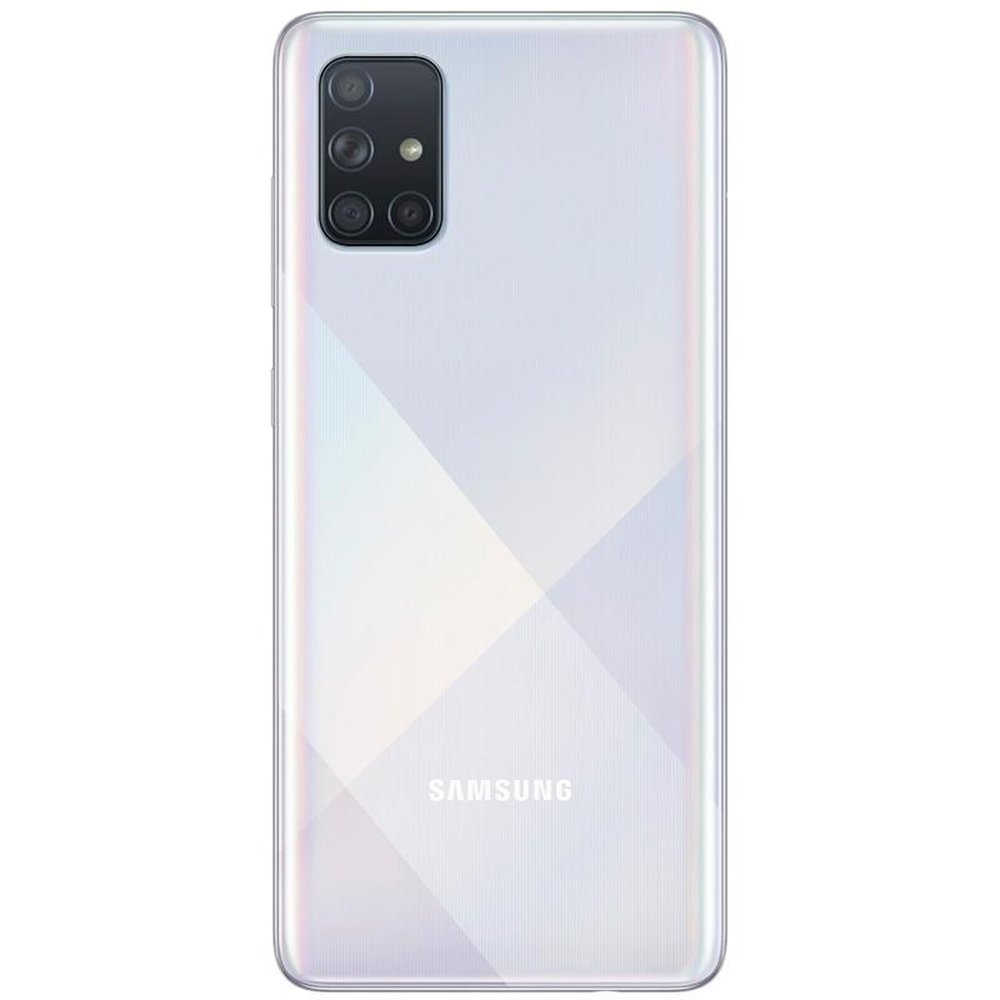 Smartphone Samsung Galaxy A71,Prata, Tela 6.7", 4G+Wi-Fi+Nfc, Android 10,Câm Traseira 64+12+5+5Mp e Frontal 32Mp,128Gb