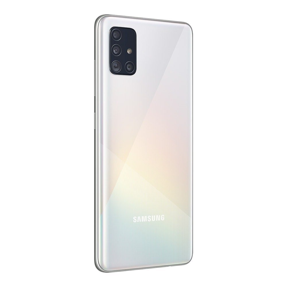 Smartphone Samsung Galaxy A51, Branco, Tela 6.5",4G+WiFi+NFC, Android,Câm Traseira 48+12+5+5MP e Frontal 32MP,4GB RAM,128GB