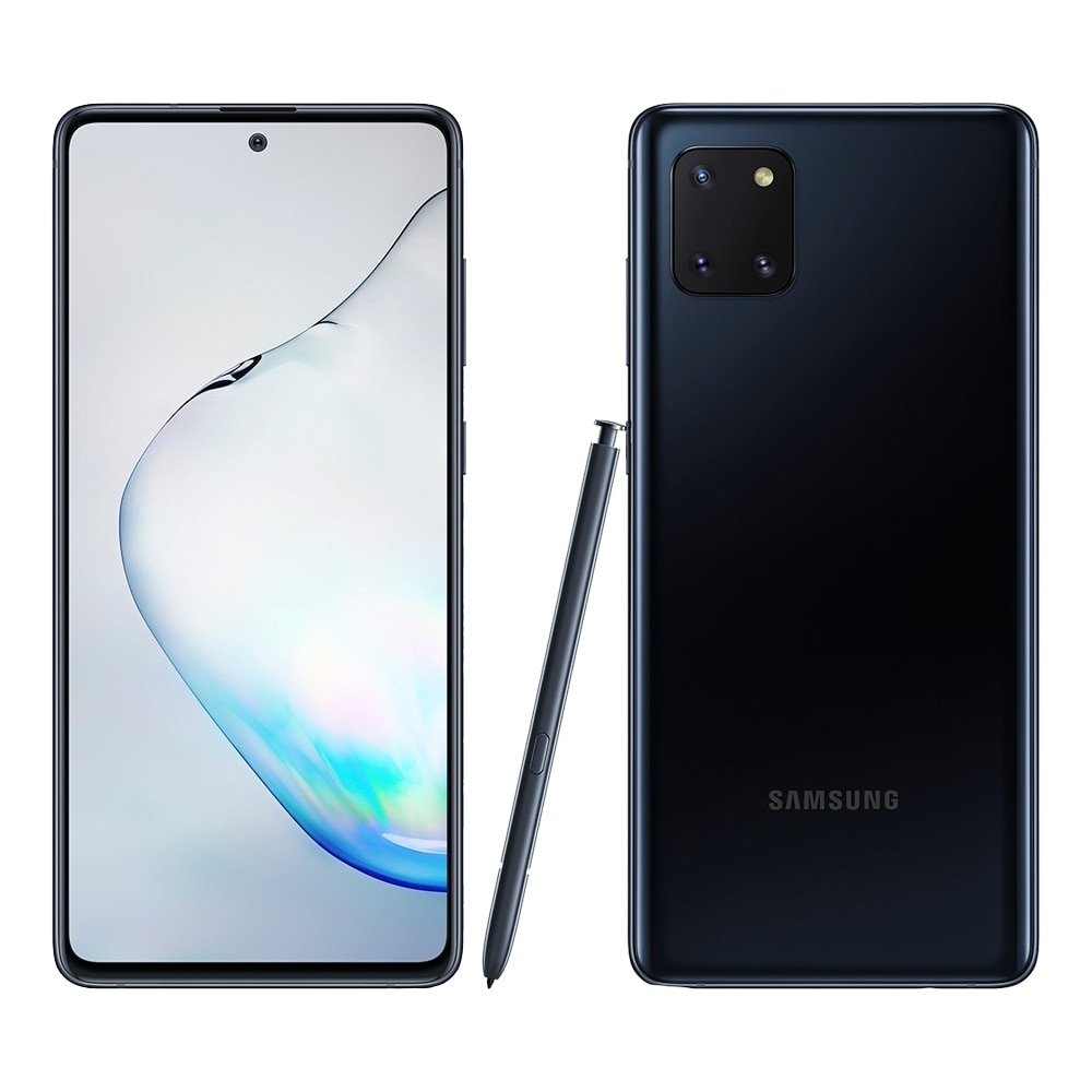 Smartphone Samsung Galaxy Note 10 Lite,Preto,Tela 6.7",4G+Wi-Fi+NFC,Android,Câm Traseira 12+12+12MP e Frontal 32MP,128GB