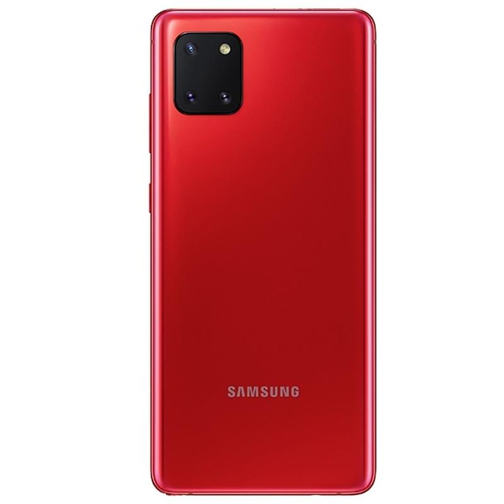 Smartphone Samsung Galaxy Note 10 Lite, Vermelho ,Tela 6.7", 4G+Wi-Fi+NFC,Android, Câm 12+12+12MP e Frontal 32MP,6GB RAM,128GB