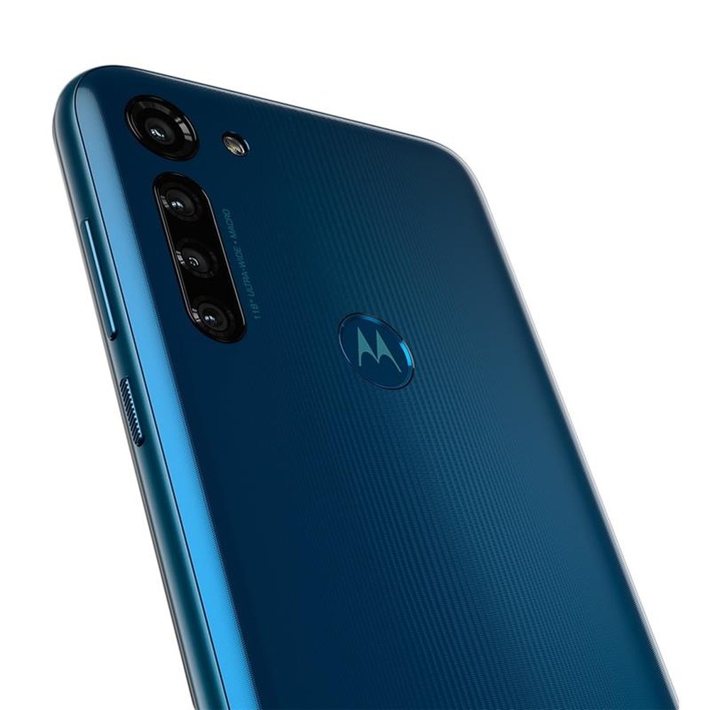 Smartphone Motorola G8 Power Azul, Tela 6.4", 4G+Wi-Fi, Android, Câm Traseira 16+8+8+2MP e Frontal 16MP, 64GB