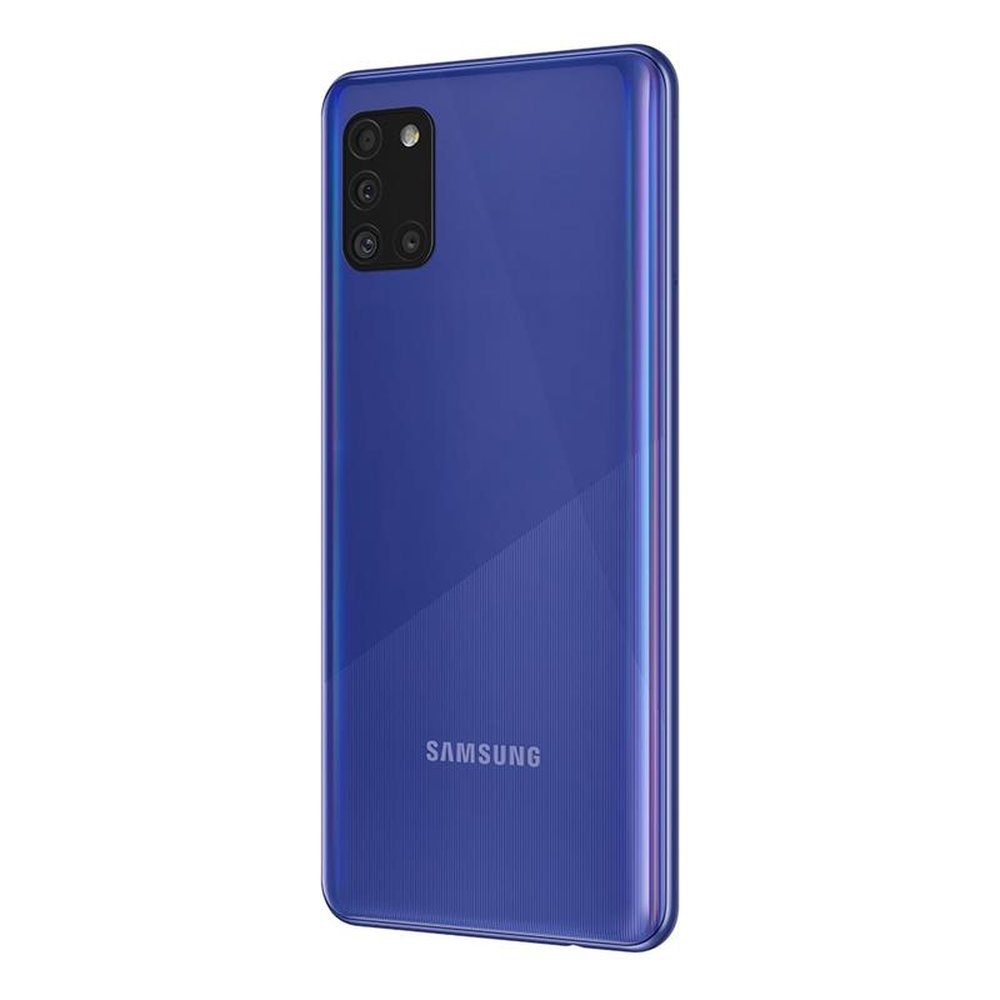 Smartphone Samsung Galaxy A31, Azul, Tela 6.4", 4G+Wi-Fi, Android, Câm Traseira 48M+8+5+5Mp e Frontal 20Mp, 128Gb