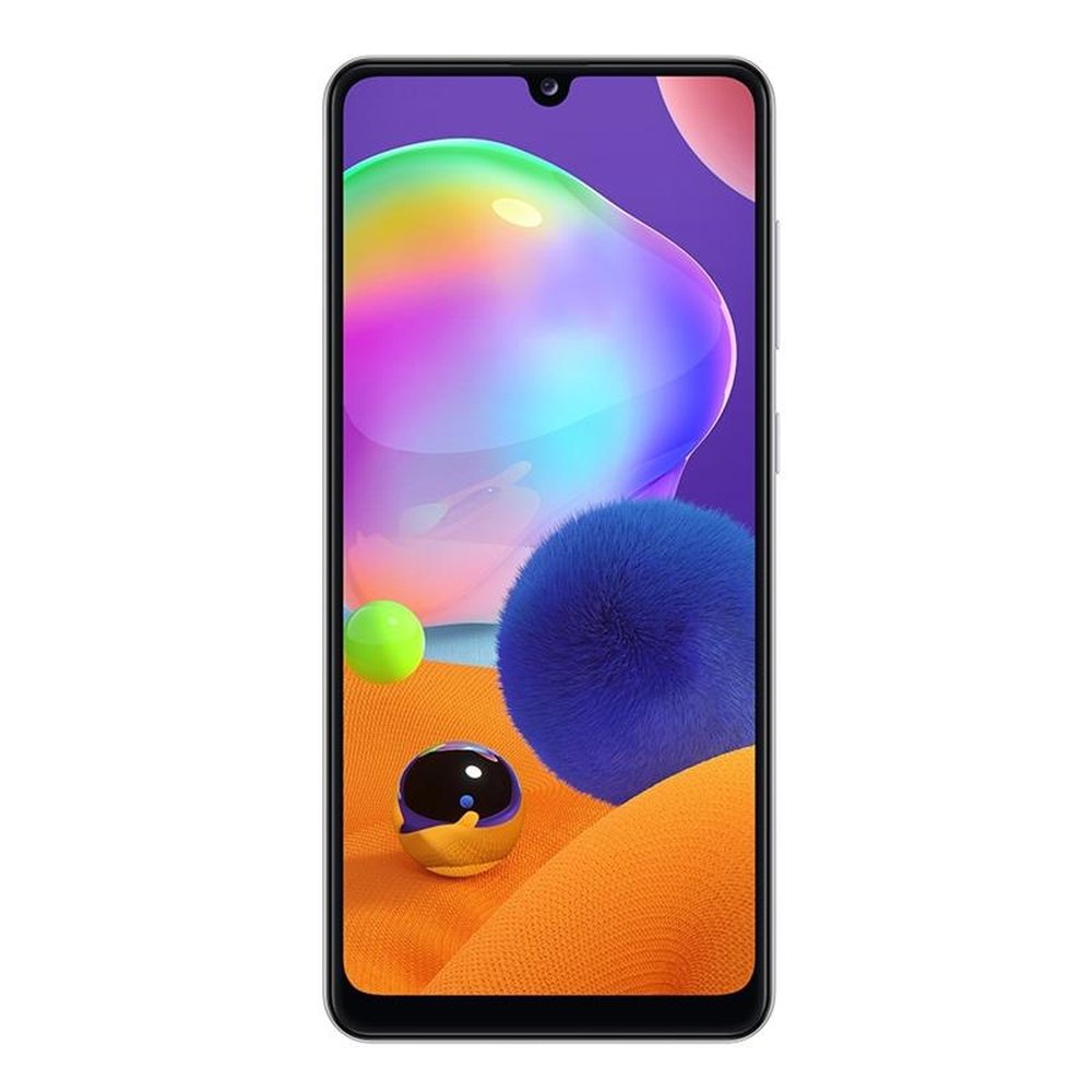 Smartphone Samsung Galaxy A31, Branco, Tela 6.4", 4G+Wi-Fi, Android, Câm Traseira 48M+8+5+5MP e Frontal 20MP, 128GB