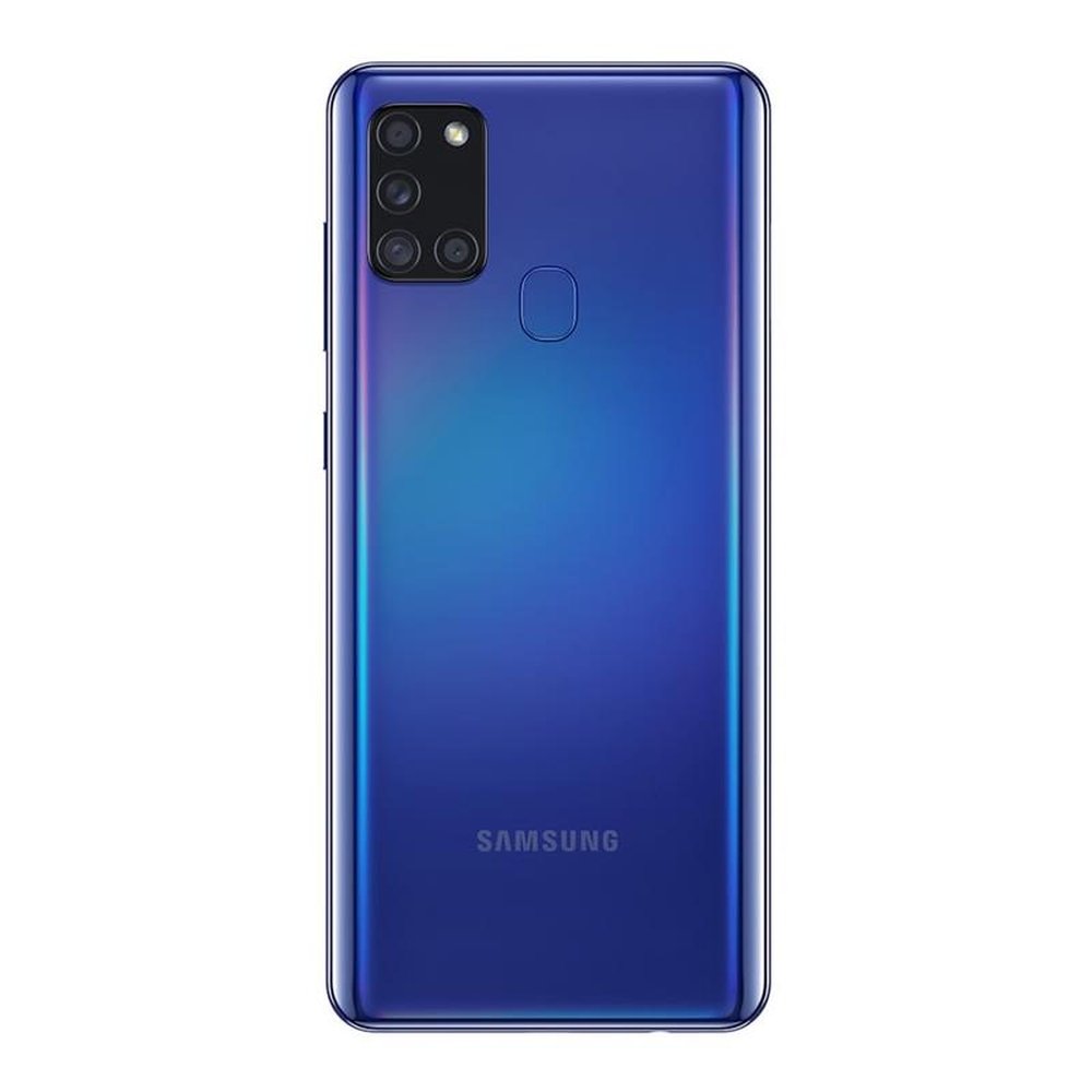 Smartphone Samsung Galaxy A21S, Azul, Tela 6.5", 4G+Wi-Fi, Android 10, Câm Traseira 48+8+2+2Mp e Frontal 13Mp, 64Gb