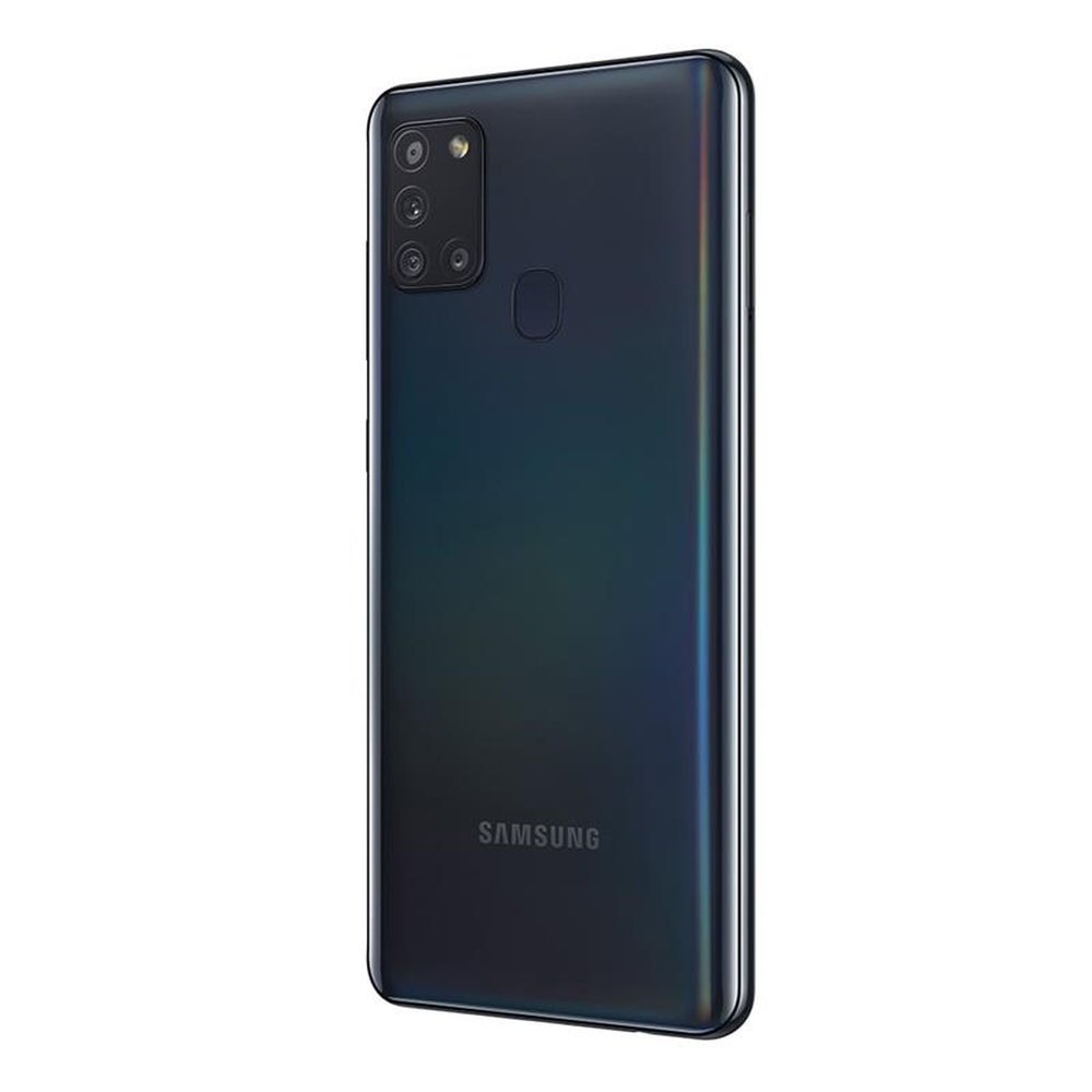 Smartphone Samsung Galaxy A21s, Preto, Tela 6.5", 4G+WI-Fi, Android 10, Câm Traseira 48+8+2+2MP e Frontal 13MP, 64GB