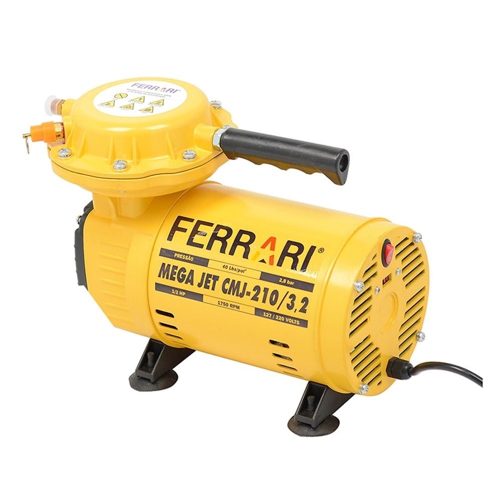 Compressor de Ar Ferrari Mega Jet CMJ210 Bivolt