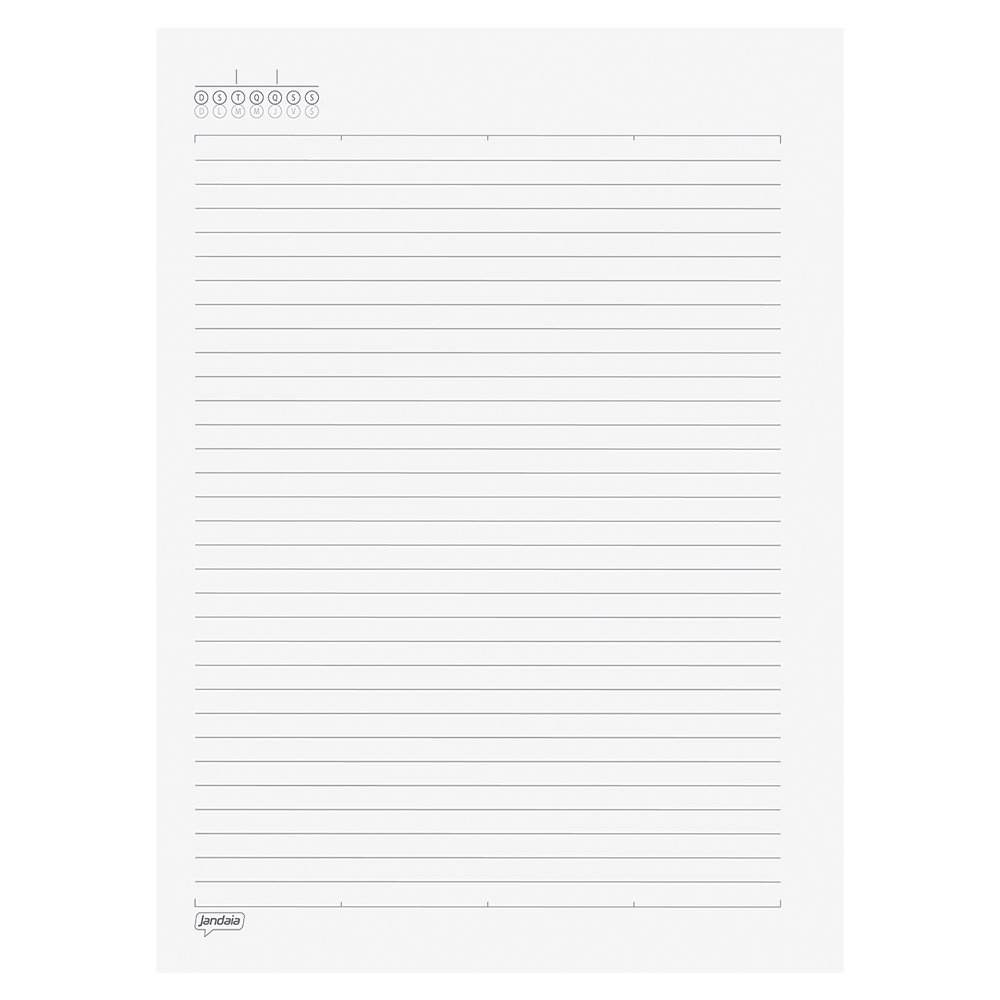 Caderno Espiral Universitário Jandaia Capa Dura Teen Way 1 Matéria 96 Folhas - Embalagem com 4 Unidades (Sortidos)