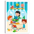 Caderno Brochura Foroni 1/4  60 Folhas - Embalagem com 10 Unidades (Sortidos)