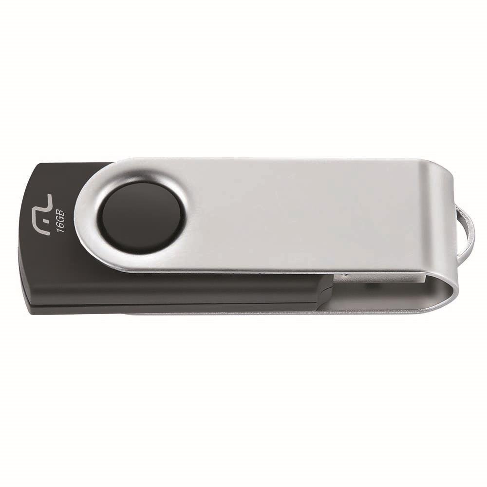 Pendrive Multilaser PD988 Twist USB 3.0 Preto 16GB