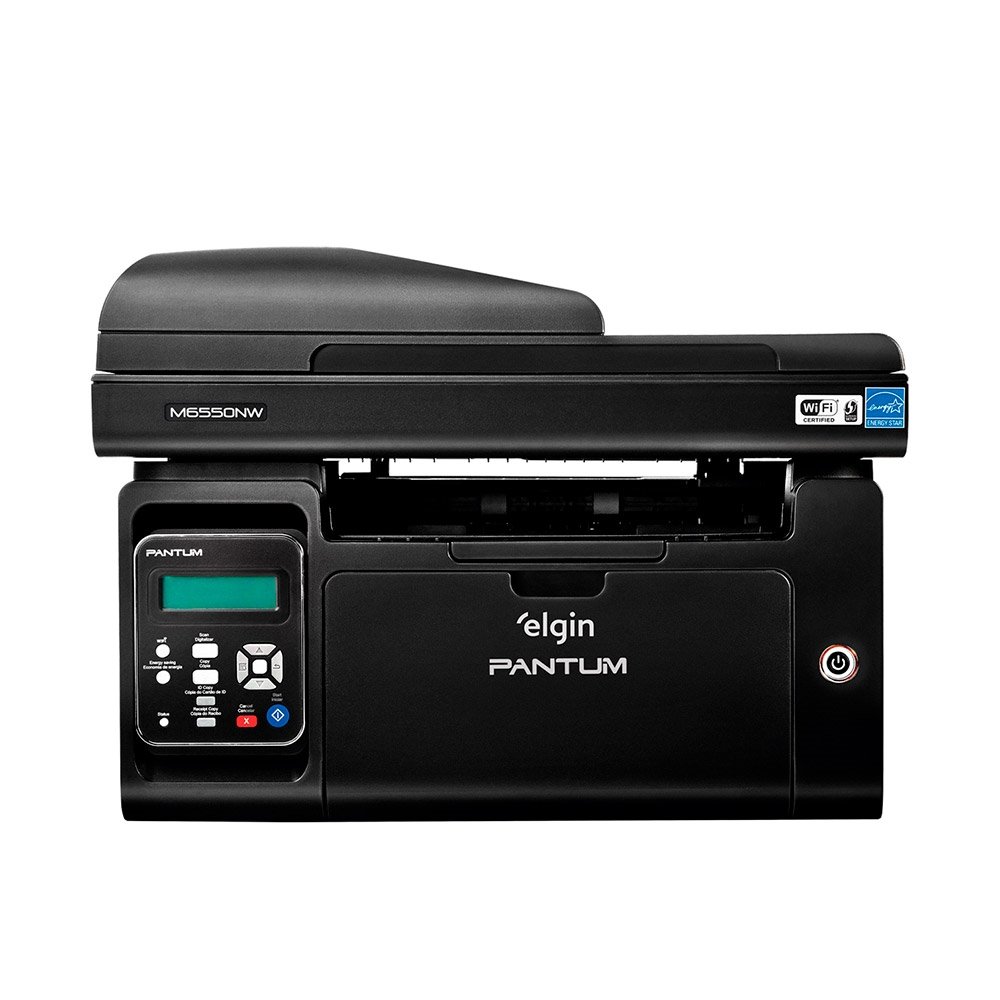 Multifuncional Elgin M6550NW Pantum, Laser, Monocromática, Wi-Fi, USB 2.0 Preto, 110V