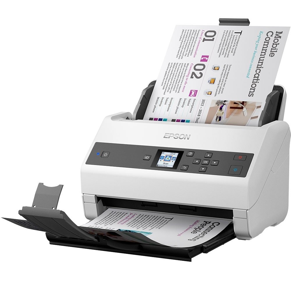 Scanner Epson Workforce DS-970, Documentos, Duplex, ADF, OCR, 600 dpi, USB, Bivolt