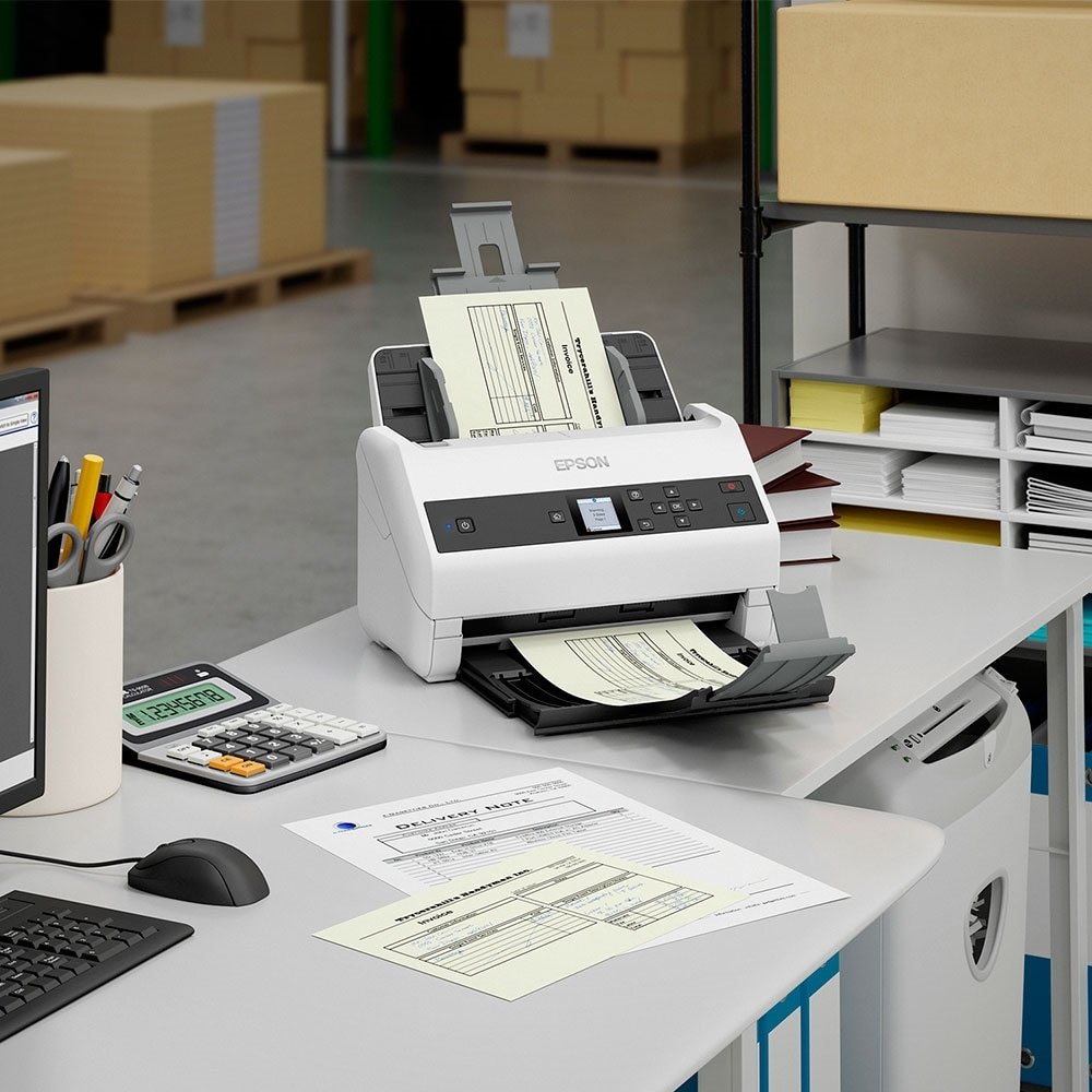 Scanner Epson Workforce DS-970, Documentos, Duplex, ADF, OCR, 600 dpi, USB, Bivolt