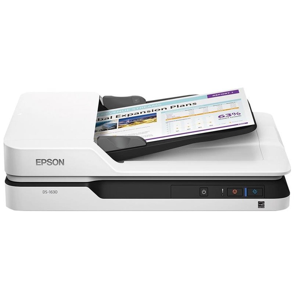 Scanner Epson Workforce DS-1630, Documentos, Duplex, ADF, OCR, 1200 dpi, USB, Bivolt