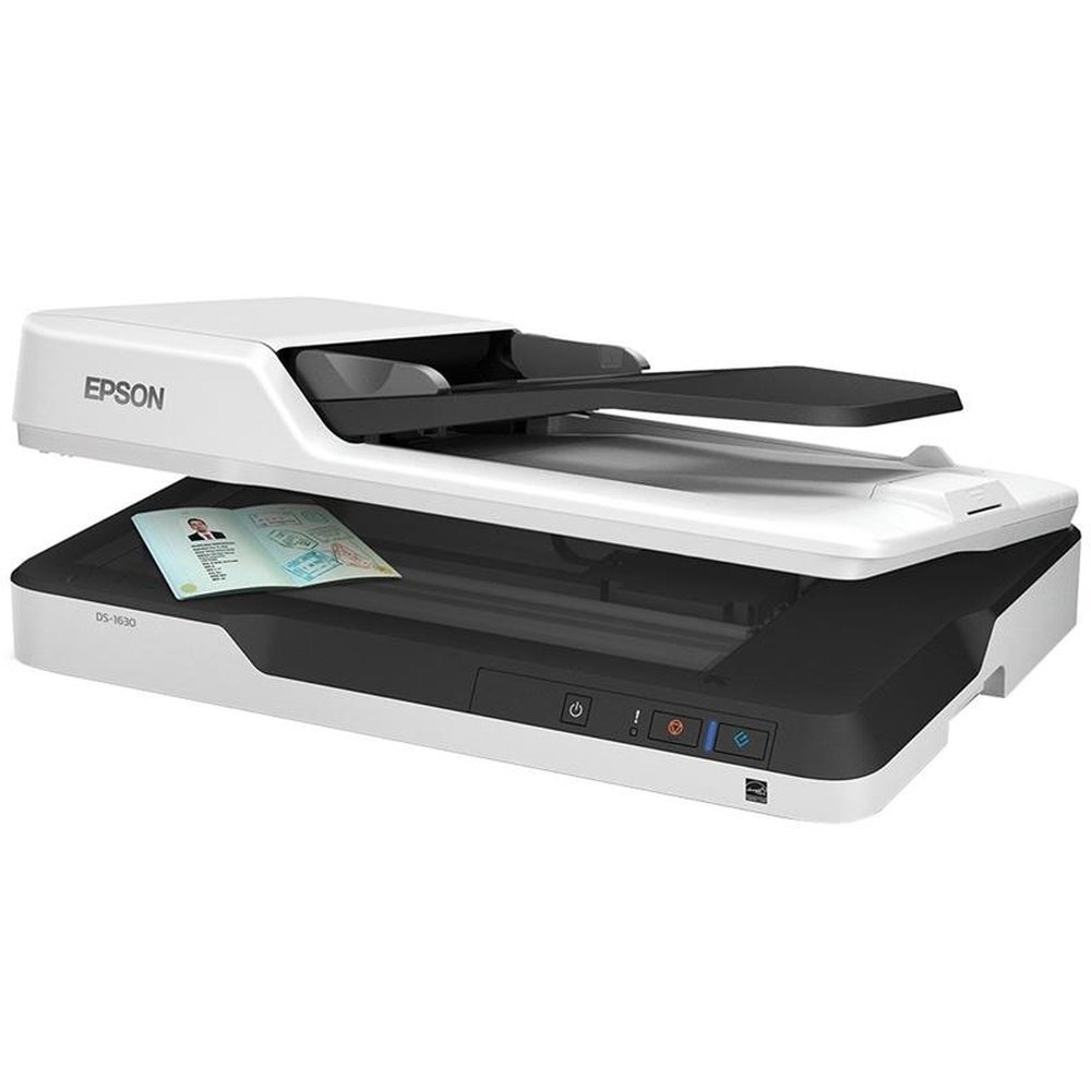 Scanner Epson Workforce DS-1630, Documentos, Duplex, ADF, OCR, 1200 dpi, USB, Bivolt