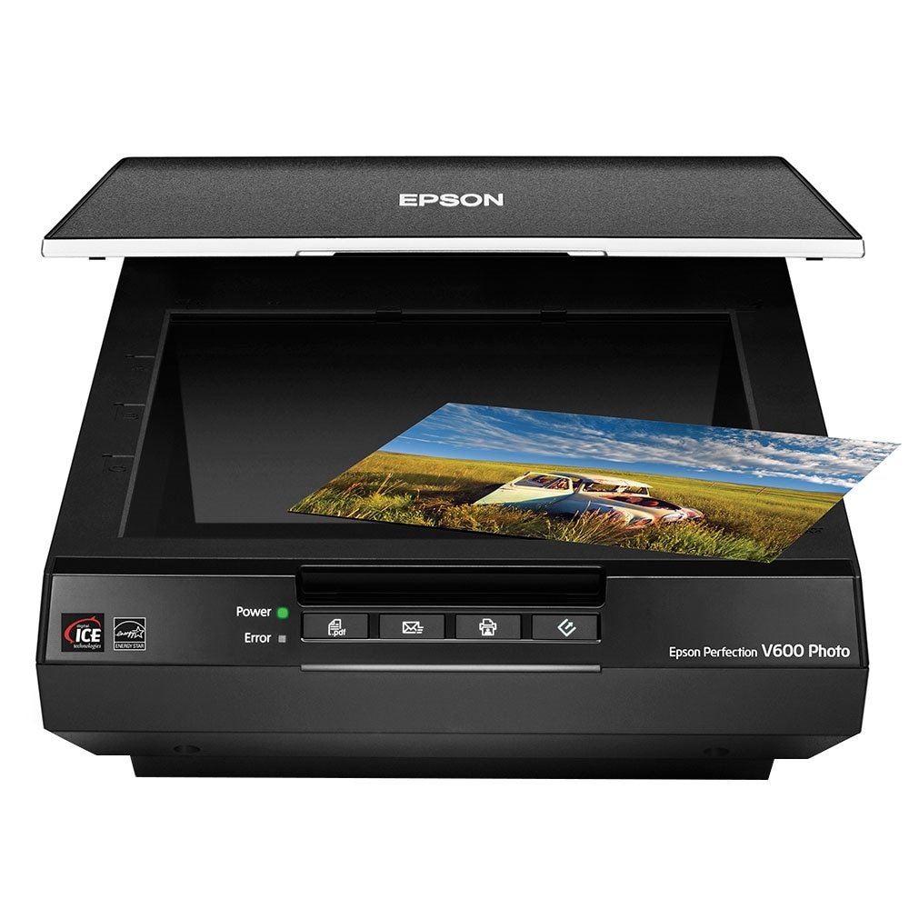 Scanner Epson Perfection Colorido Photo V600 Documentos Fotografias Filmes 6400dpi OCR USB 110V