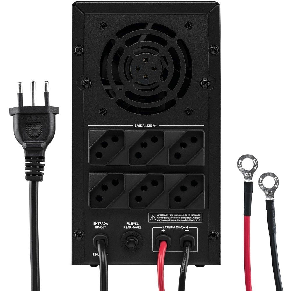 Nobreak Intelbras XNB 1800VA BI+, 6 Tomadas, Sem Bateria, Entrada Bivolt e Saída 110V