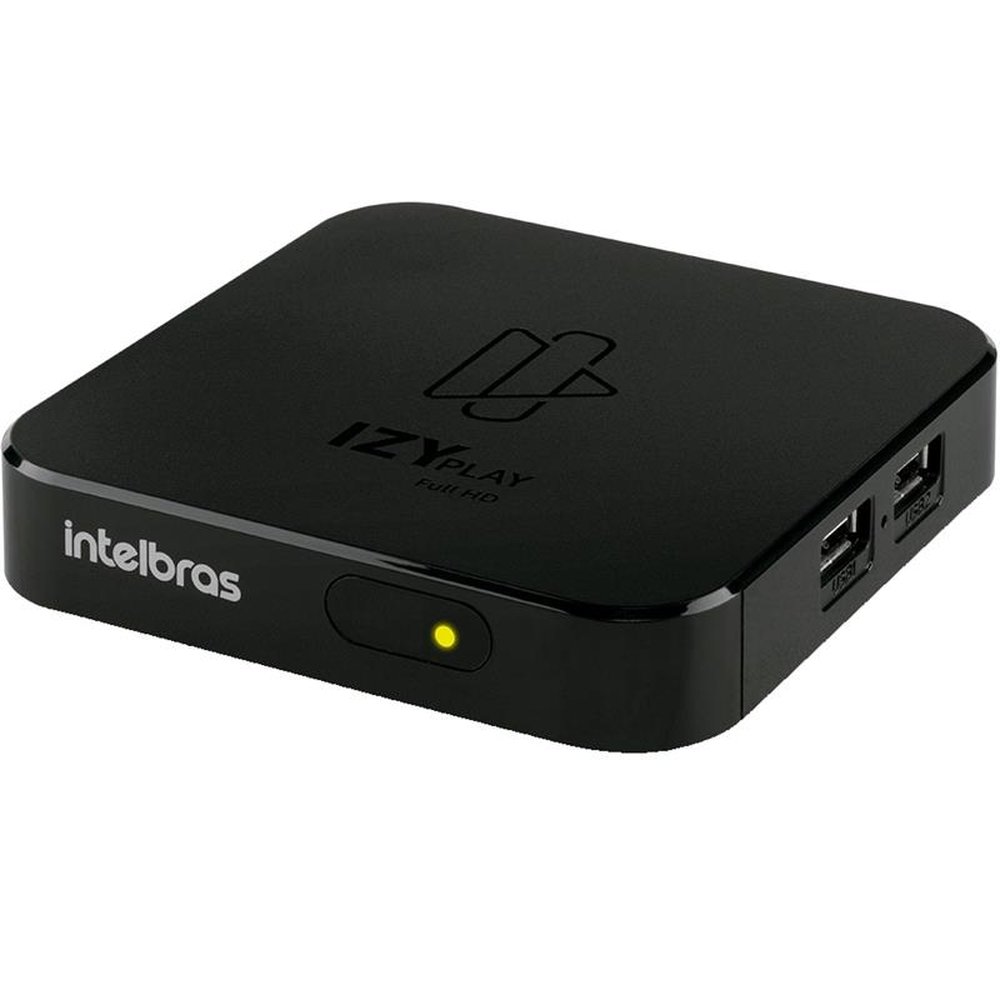 Smart Box Intelbras Izy Play Android, HDMI, Bluetooth 4.2, WiFi, Preto