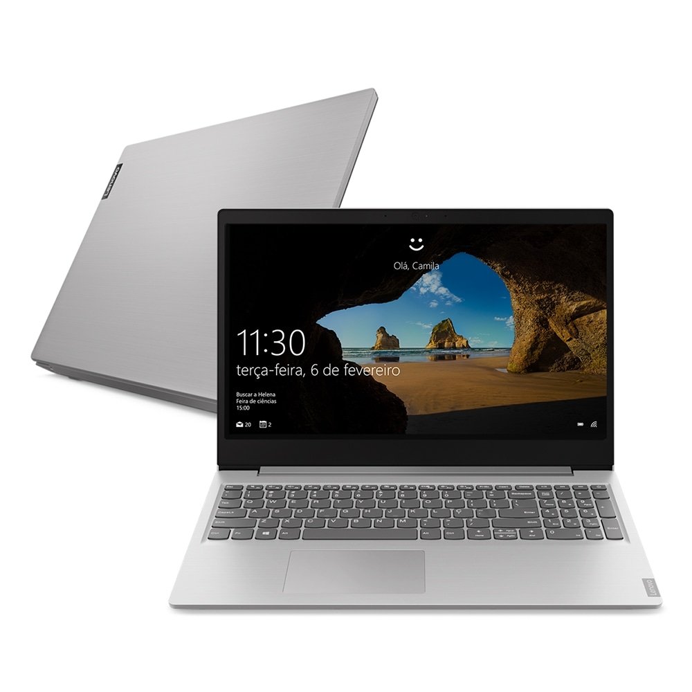 Notebook Lenovo IdeaPad S145 82DJ0001BR, I5, 8GB, 1TB, Tela 15.6P, Windows 10, Prata