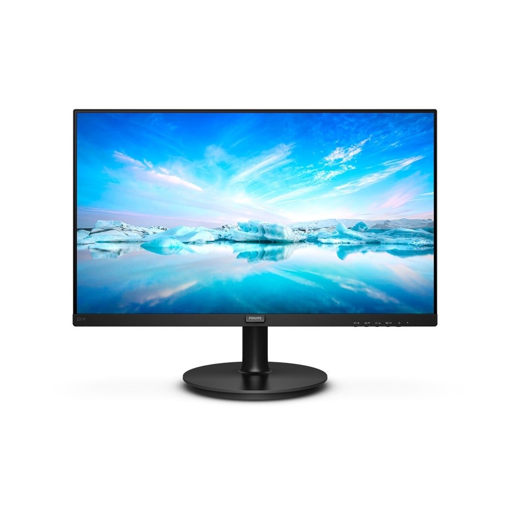 Monitor LED 21.5" Philips 221V8, Full HD, Resolução 1920x1080, Borda Fina, HDMI, VGA, Painel WVA, 75HZ