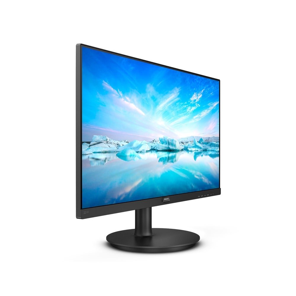 Monitor LED 21.5" Philips 221V8, Full HD, Resolução 1920x1080, Borda Fina, HDMI, VGA, Painel WVA, 75HZ