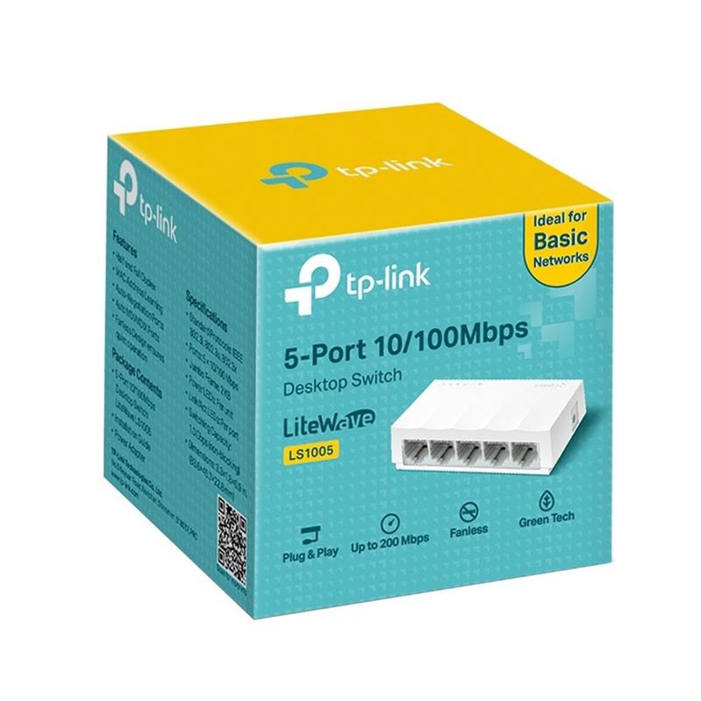 Switch  TP Link LS1005 Fast 5 Portas 10/100mbps