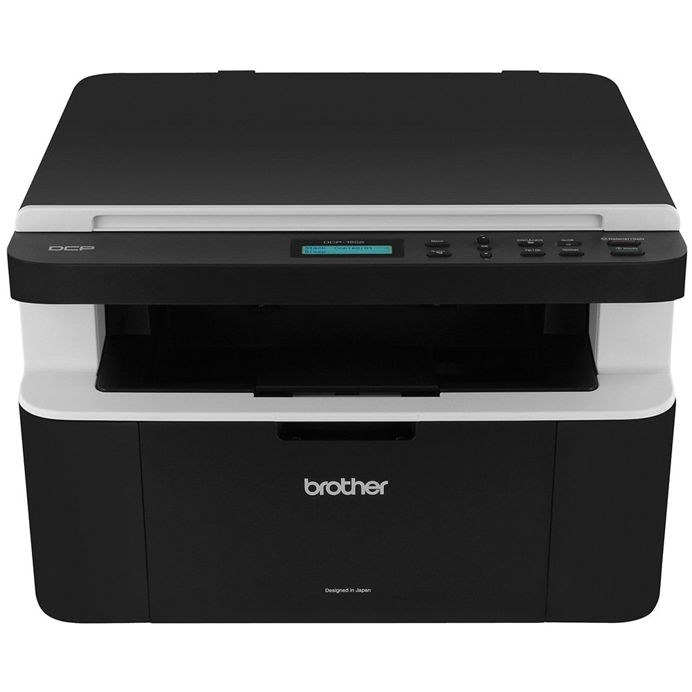 Multifuncional Brother DCP1602 Laser, Monocromática, A4 20ppm, USB, Preto, 110V