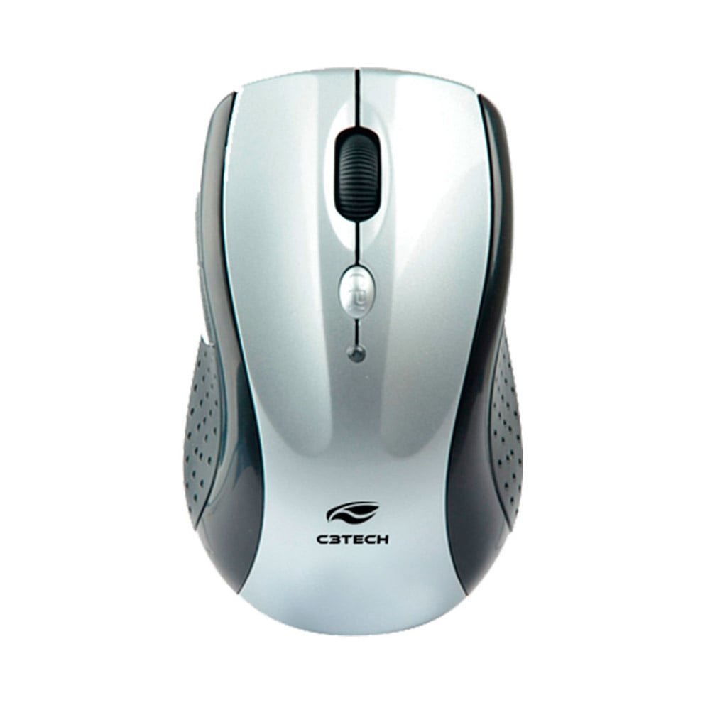 Mouse Óptico C3Tech MW012SI 800/1200/1600 DPI V2, Receptor Nano Sem Fio