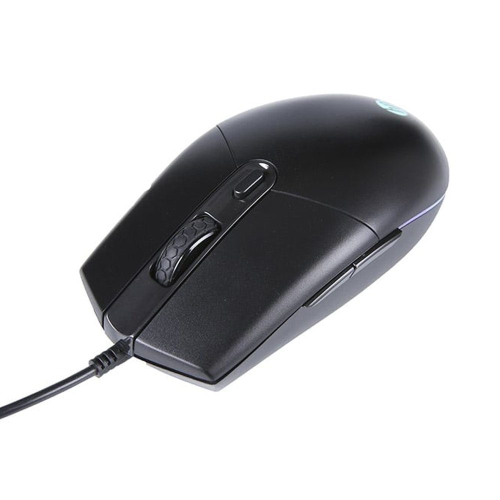 Mouse Óptico HP M260 6400DPI Gamer RGB 6 Botões Preto