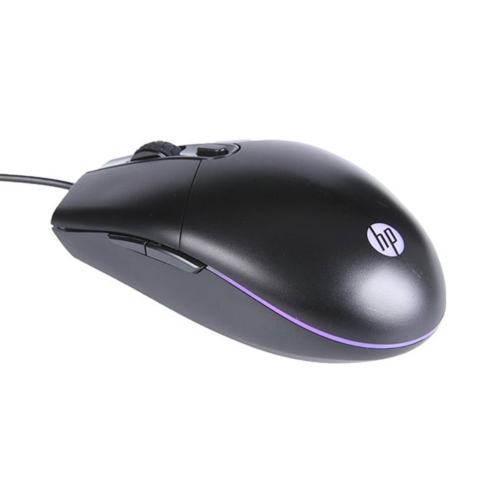 Mouse Óptico HP M260 6400DPI Gamer RGB 6 Botões Preto