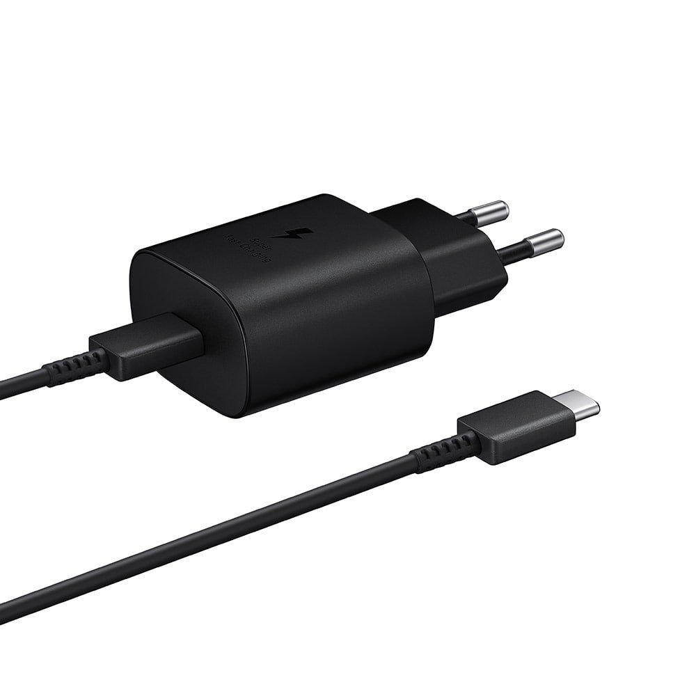 Carregador Samsung TA80 Super Rápido USB Tipo C 25W Preto