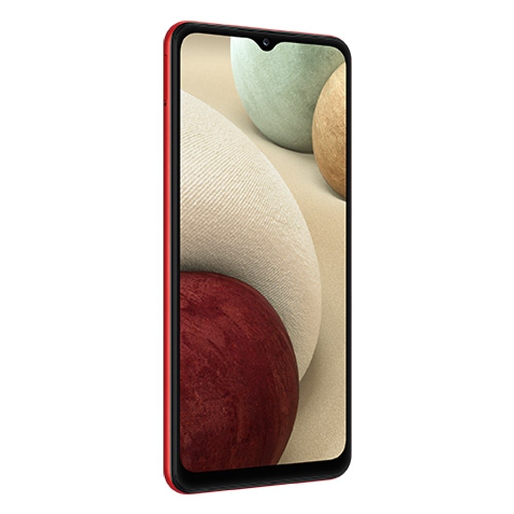 Smartphone Samsung Galaxy A12, Vermelho, Tela 6.5", 4G+Wi-Fi, And. 10, Câm. Tras. de 48+5+2+2MP, Frontal de 8MP, 4GB RAM, 64GB