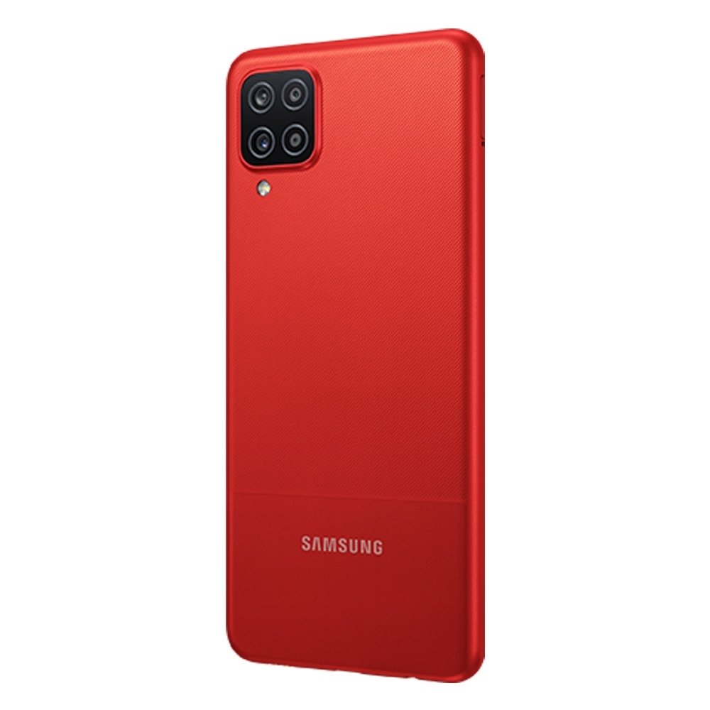 Smartphone Samsung Galaxy A12, Vermelho, Tela 6.5", 4G+Wi-Fi, And. 10, Câm. Tras. de 48+5+2+2MP, Frontal de 8MP, 4GB RAM, 64GB