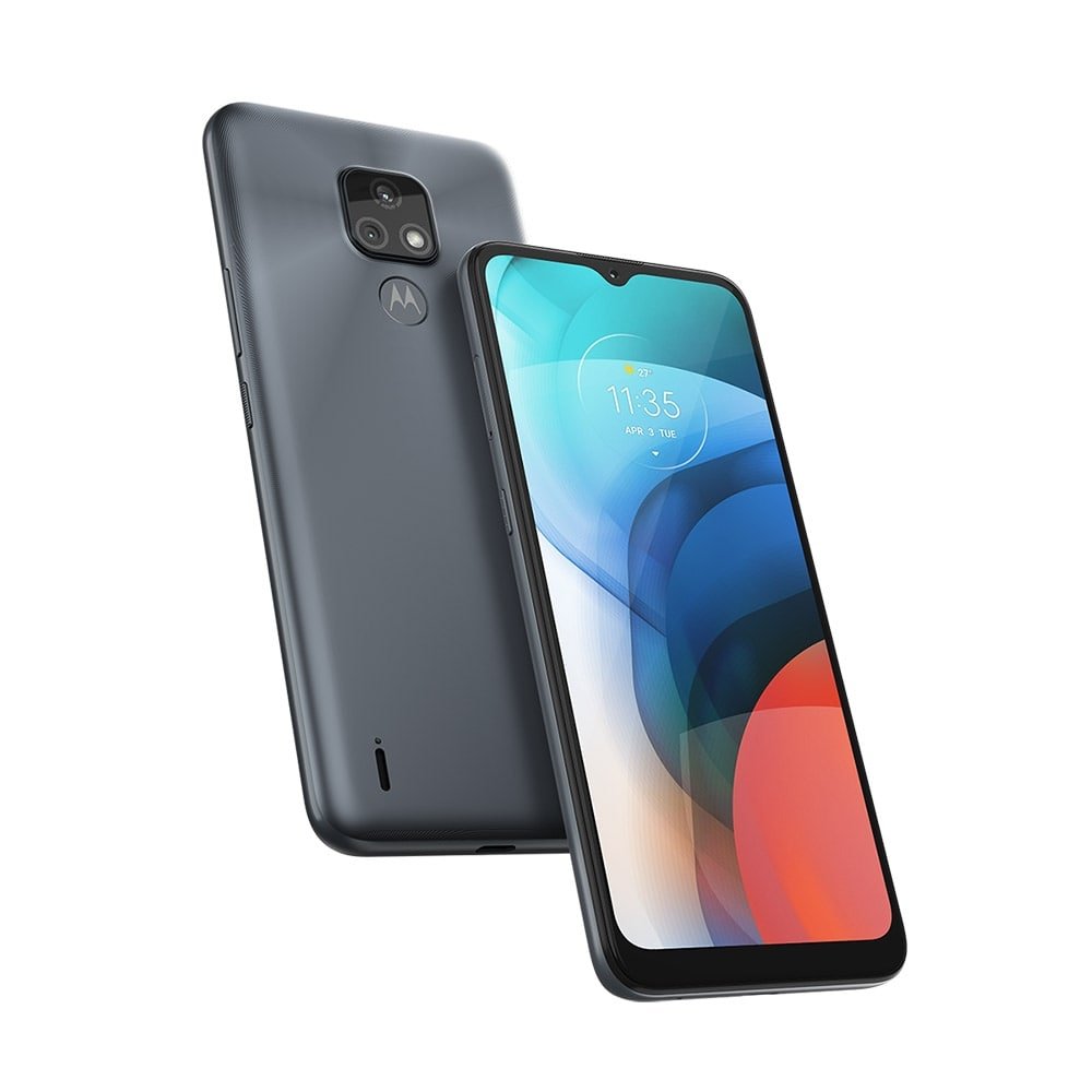 Smartphone Motorola Moto E7, Cinza Metálico, Tela 6.5", 4G+Wi-Fi, Android 10, Câm Traseira 48MP+2MP, Frontal 5MP, 64GB