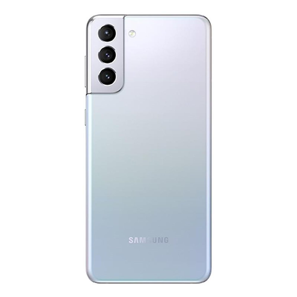 Smartphone Samsung Galaxy S21+ Prata, Tela de 6.7", 5G+Wi-Fi+NFC, And. 11, Câm. Tras. de 12+64+12, Frontal de 10MP, 256GB