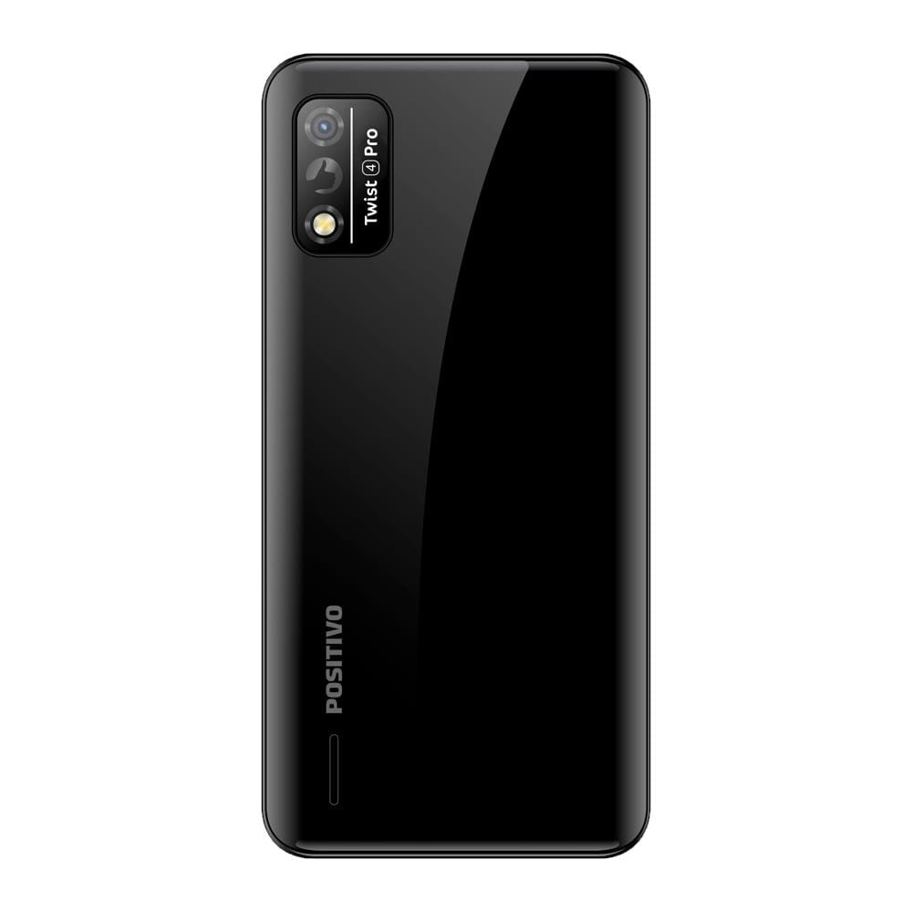 Smartphone Positivo Twist 4 Pro, Preto, Tela de 5.5", 4G+Wi-Fi, Câm. Tras. de 8MP, Frontal de 8MP, 64GB