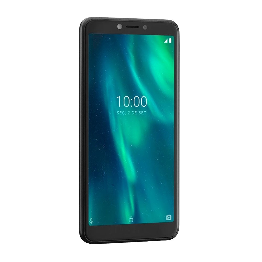 Smartphone Multilaser F P9130, Preto, Tela 5.5", 3G+ Wi-Fi, Android 9, Câm Traseira 5MP+5MP e Frontal, 32GB, 1GB RAM