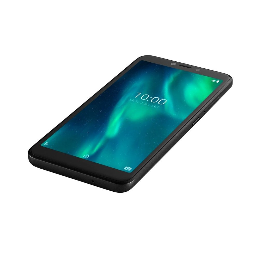 Smartphone Multilaser F P9130, Preto, Tela 5.5", 3G+ Wi-Fi, Android 9, Câm Traseira 5MP+5MP e Frontal, 32GB, 1GB RAM