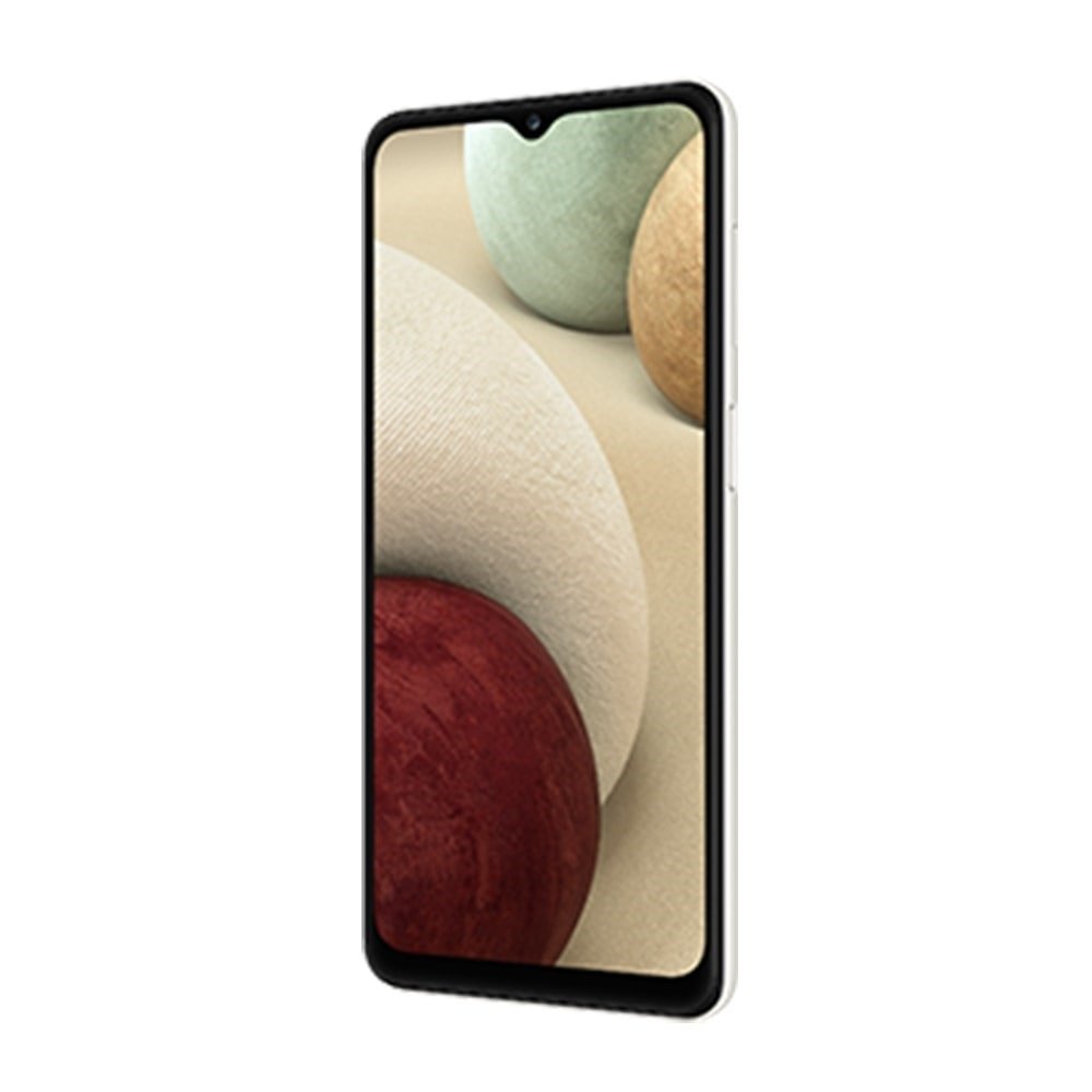 Smartphone Samsung Galaxy A12, Branco, Tela 6.5", 4G+Wi-Fi, Android 10, Câm Traseira 48+5+2+2MP, Frontal 8MP, 64GB