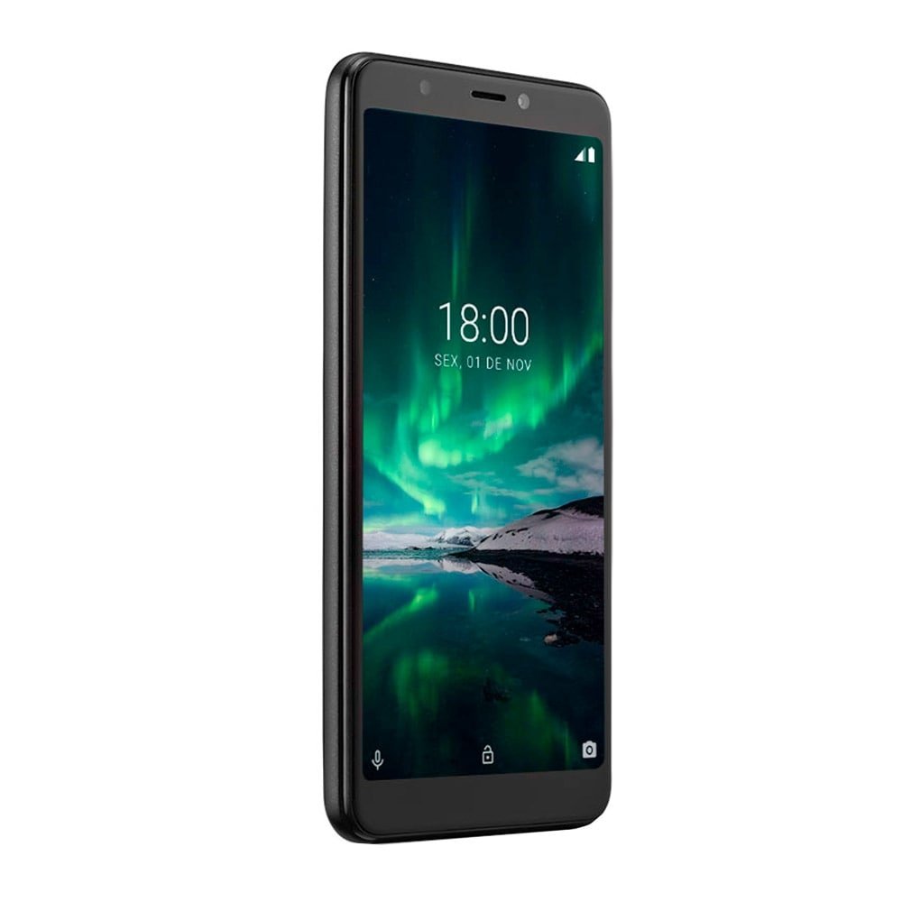 Smartphone Multilaser F PRO P9118, Preto, Tela 5.5", 4G+ Wi-Fi, Android 9, Câm Traseira 5MP+5MP e Frontal, 16GB, 1GB RAM