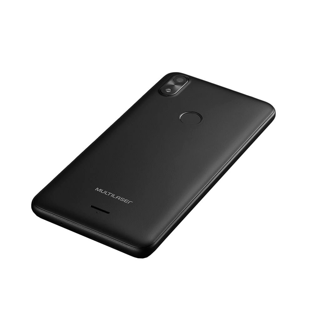 Smartphone Multilaser F PRO P9118, Preto, Tela 5.5", 4G+ Wi-Fi, Android 9, Câm Traseira 5MP+5MP e Frontal, 16GB, 1GB RAM
